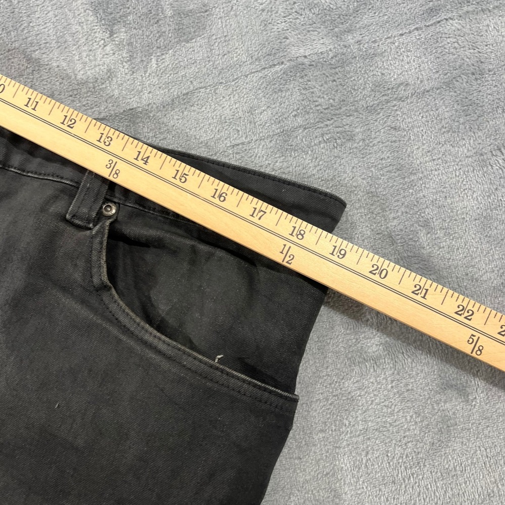 Iro-Ochi Mens Limited Edition /300 Black Moto Ribbed Panel Denim Jeans Size 36 - Picture 8 of 11